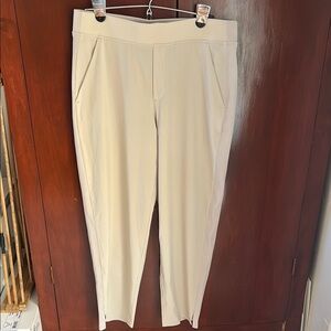 Athleta Cream Ankle Pants
